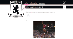 Desktop Screenshot of freesport.lausanne-ville.ch